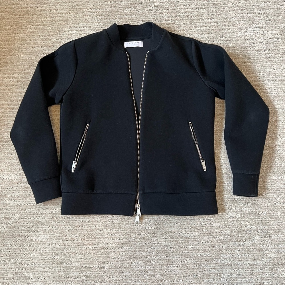 EUC | Everlane Street Fleece Bomber Jacket | XS